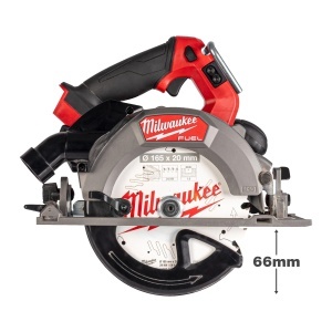 Fierastrau circular M18 FCSDC165-0C, disc 165 mm, adancime taiere 66 mm, Milwaukee, cod 4933500002