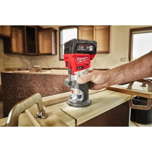 Freza de contur M18FTR-0X cu bucsa de 6/ 6.35 mm, 6 viteze, adancime frezare 50 mm, Milwaukee, cod 4933471604 - Img 4