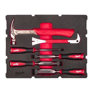 Insertie spuma PACKOUT™ pentru dulgherie, 6 scule incluse, Milwaukee, cod 4932493641