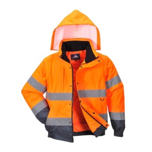Jacheta CONTRAST BOMBER HI-VIS, portocalie, Portwest