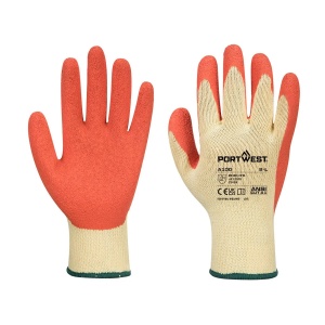 Manusi Grip- latex portocaliu, nivel taiere A1, Portwest