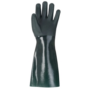 Manusi PVC, dublu impregnate, lungime 45 cm, verzi, Portwest, cod A845GNRXL - Img 3
