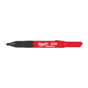 Marker INKZALL cu varf lung ultra fin, negru, Milwaukee, cod 4932501147