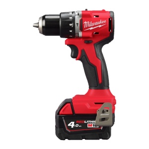 Masina de gaurit cu percutie M18 BLPDRC-402C, cuplu 60.5 Nm, 2x4.0 Ah, Milwaukee, cod 4933492824