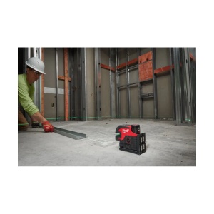 Nivela laser M12 CLL4P-0C cu linie transversala verde cu 4 puncte, max 100 m, Milwaukee, cod 4933479202 - Img 7