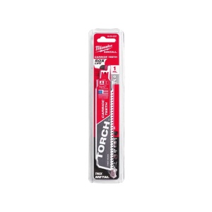 Panza fierastrau sabie cu dinti din carbura pentru demolare HEAVY DUTY TORCH, TCT TORCH 150 X 8 TPI, Milwaukee, cod 48005201 - Img 2
