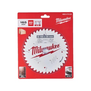 Panza pentru fierastraie circulare de mana, CSB P W 165 x 20 x 1.6 x 40ATB, Milwaukee, cod 4932471932 - Img 3