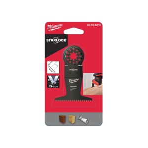 Panza STARLOCK pentru lemn, cu intrare directa 3C, 65x42 mm, Milwukee, cod 48906015 - Img 4