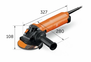 Polizor unghiular compact 1700 W, disc 125 mm, CG 17-125 FEIN, cod 72229060230