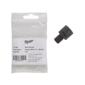 Prelungitor burghiu diamantat pentru gaurire uscata M16 X 1F-M14M, Milwaukee, cod 4932472265 - Img 3