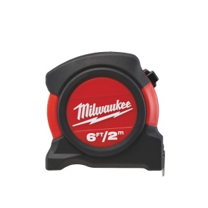 Ruleta non-magnetica, latime banda 13 mm, lungime 2 m, Milwaukee, cod 48225502 - Img 3