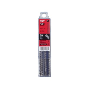 Set 10 burghie beton si zidarie SDS+ MX4 cu 4 taisuri, diametru 5.5 mm, lungime totala 165 mm, Milwaukee, cod 4932352041 - Img 2