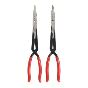 Set 2 clesti cu nas lung (drept si 45 grade), Milwaukee, cod 4932492499