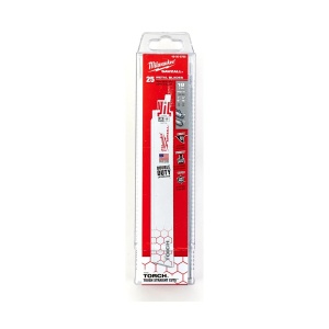 Set 25 panze fierastrau sabie pentru demolare HEAVY DUTY TORCH, TORCH 230 X 18 TPI, Milwaukee, cod 48008788 - Img 2