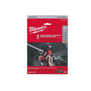 Set 3 panze pentru fierastrau cu banda 685.80 mm x 18 TPI, grosime material 2.5-8 mm, Milwaukee, cod 48390572 - Img 3