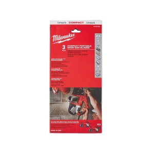 Set 3 panze pentru fierastrau cu banda 898.52 mm x 25 TPI, grosime material ≤ 4 mm, Milwaukee, cod 48390539 - Img 3