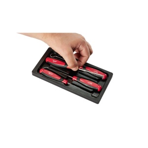 Set 4 instrumente cu carlig si varf ascutit (cu cot, cârlig drept, cârlig, cârlig 90°), Milwaukee, cod 4932499471