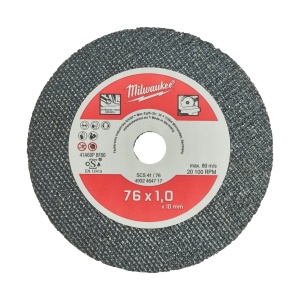 Set 5 discuri debitare metal SCS41/76 x 1 x 10 mm, Milwaukee, cod 4932464717