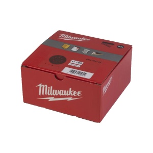 Set 50 foi abrazive pentru slefuitoare orbitale, 8 gauri, diametru 125 mm, granulatie 180, Milwaukee, cod 4932492195 - Img 2