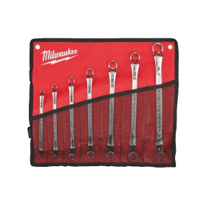 Set 7 chei inelare cu cot, 6-18 x 7-19 mm, Milwaukee, cod 4932492737