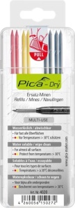 Set 8 mine de rezerva Pica-Dry / Pica-Dry S, alb-albastru-verde / negru-rosu-galben, PICA