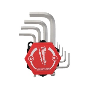 Set 9 chei IMBUS Hex scurte, marimi de 1.5, 2, 2.5, 3, 4, 5, 6, 8, 10 mm, Milwaukee, cod 4932492399 - Img 2