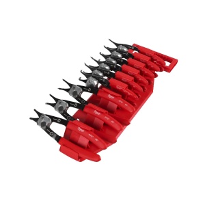Set 9 clesti pentru inele de siguranta, interior-exterior, in cutie de depozitare cu baza magnetica, Milwaukee, cod 4932492496