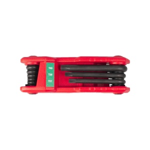 Set pliabil cu 8 imbusuri TORX, T9, T10, T15, T20, T25, T27, T30 si T40, Milwaukee, cod 4932480979 - Img 3