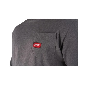 Tricou cu maneca scurta WTSSG, gri, Milwaukee - Img 4
