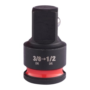 Adaptor SHOCKWAVE IMPACT DUTY pentru chei tubulare de la 3/8" la 1/2" patrat, 37 mm, Milwaukee, cod 4932480300