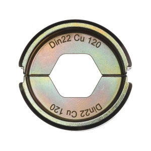 Bac de sertizare DIN22 CU 120, forma HEX, Milwaukee, cod 4932451750