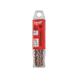 Burghiu pentru metal HSS-G RED COBALT-DIN 338 ø3.2 mm Milwaukee, cod 4932373337 - Img 2