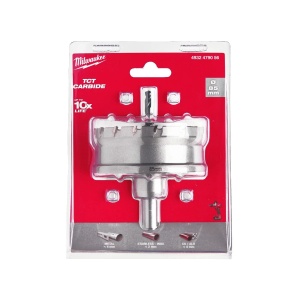 Carota TCT pentru otel inoxidabil, diametru 85 mm, adancime max 25 mm, Milwaukee, cod 4932479056 - Img 2