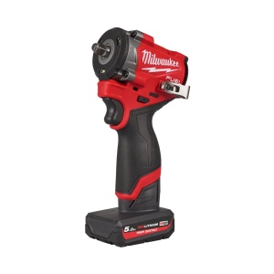 Cheie de impact compacta M12 FCIWF38G3-502X cu inel de fixare, cuplu 745 Nm, prindere 3/8" patrat, Milwaukee, cod 4933493452
