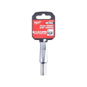 Cheie tubulara 3/8", sistem metric, marime 7 mm, lunga, Milwaukee, cod 4932478351 - Img 2