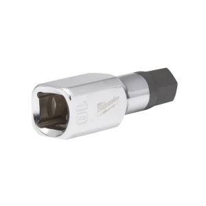 Cheie tubulara cu bit direct in cap, 10 mm, prindere 3/8" HEX, Milwaukee, cod 4932480837 - Img 3