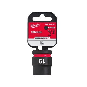 Cheie tubulara de impact SHOCKWAVE IMPACT DUTY 1/2", scurta, marime 19 mm, Milwaukee, cod 4932480313 - Img 2