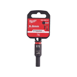 Cheie tubulara de impact SHOCKWAVE IMPACT DUTY 1/4", lunga, marime 5.5 mm, Milwaukee, cod 4932480254 - Img 2