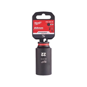 Cheie tubulara de impact SHOCKWAVE IMPACT DUTY 3/8" patrat, lunga, marime 22 mm, Milwaukee, cod 4932480296 - Img 2