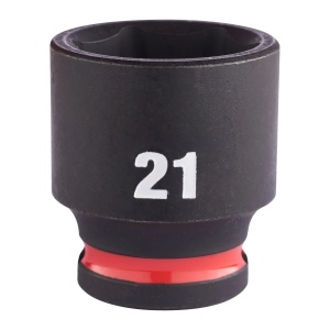 Cheie tubulara de impact SHOCKWAVE IMPACT DUTY 3/8" patrat, scurta, marime 21 mm, Milwaukee, cod 4932480278