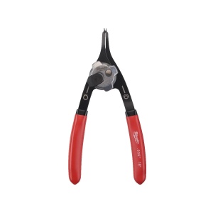 Cleste mic pentru inele de siguranta, drept, int-ext, unghi vf 18 grade, vf 0.9mm, 154 mm lungime, Milwaukee, cod 4932492487