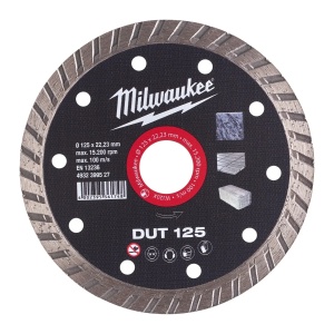 Disc diamantat DUT, 125x22.23X2.3 mm, Milwaukee, cod 4932399527