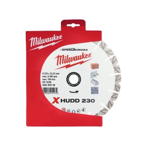 Disc diamantat Premium Speedcross XHUDD 230x22.23x2.6 mm, Milwaukee, cod 4932492150 - Img 2