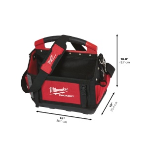 Geanta scule PACKOUT, 40 cm, 31 de buzunare, Milwaukee , cod 4932464085 - Img 3