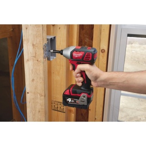 Masina de insurubat cu impact M18 BID-0, compacta, prindere 1/4" HEX, cuplu 180 Nm, 140 mm, Milwaukee, cod 4933443570 - Img 3