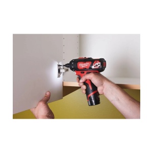 Masina de insurubat M12 BD-0, subcompacta, prindere 1/4" HEX, cuplu 30 Nm, 175 mm, Milwaukee, cod 4933441910 - Img 3