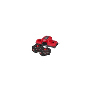 Pachet 2 acumulatori M18 FORGENRG-122DBSC, 12.0 Ah si incarcator dedicat cu 2 porturi M18 DBSC, Milwaukee, cod 4933498614