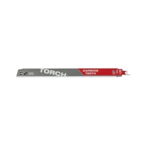 Panza fierastrau sabie cu dinti din carbura pentru demolare HEAVY DUTY TORCH, TCT 300 X 8 TPI, Milwaukee, cod 48005203