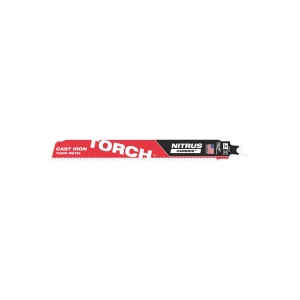 Panza fierastrau sabie cu dinti din carbura pentru demolare HEAVY DUTY TORCH, TCT TORCH 230 X 10 TPI, Milwaukee, cod 48005252
