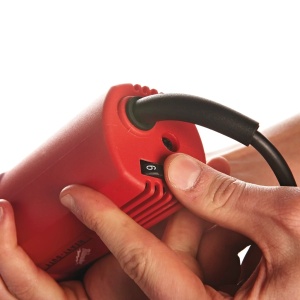 Polizor drept cu viteza redusa DG 7 E, bucsa elastica 6/8 mm, diametru corp abraziv 45 mm, 600 W, Milwaukee, cod 4933391200 - Img 3